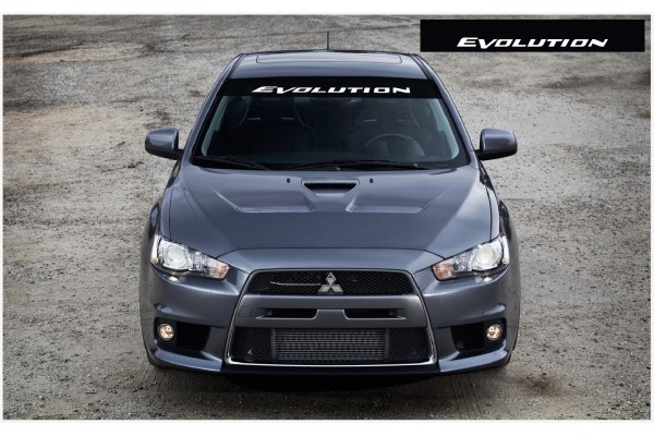 Decal to fit Mitsubishi Evolution Windscreen decal 1400mm