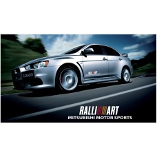 Aufkleber passend für Mitsubishi Lancer Evolution Rally Art Seitenaufkleber Aufkleber 500mm 2Stk. Satz