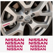 Decal to fit Nissan Nismo rim- window- brake caliper- mirror decal - 8 pcs in Set