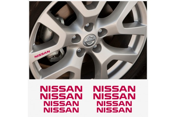 Decal to fit Nissan Nismo rim- window- brake caliper- mirror decal - 8 pcs in Set