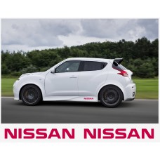 Aufkleber passend für Nissan Nismo motorsport Seitenaufkleber Aufkleber 20 cm 2Stk.