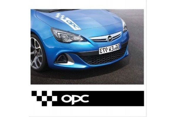 Aufkleber passend für OPC Motorhaube haube Aufkleber Astra Corsa Vectra Zafira A B C D E F G H J