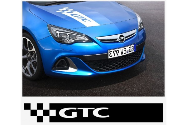 Decal to fit Opel GTC bonnet decal Astra Corsa Vectra Zafira A B C D E F G H J