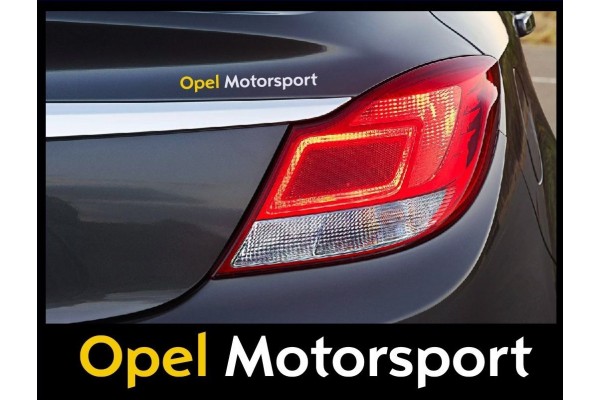 Aufkleber passend für Opel Motorsport Seitenaufkleber Aufkleber 2 Stk. 200Mm