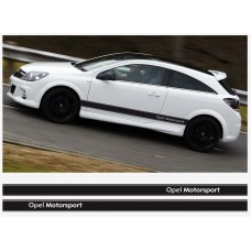 Decal to fit Opel Astra side decal sticker stripe kits