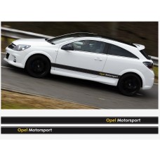 Decal to fit Opel Astra side decal sticker stripe kits