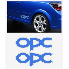 Decal to fit Opel OPC side decal set 2 pcs. 30cm Astra Corsa Vectra Zafira