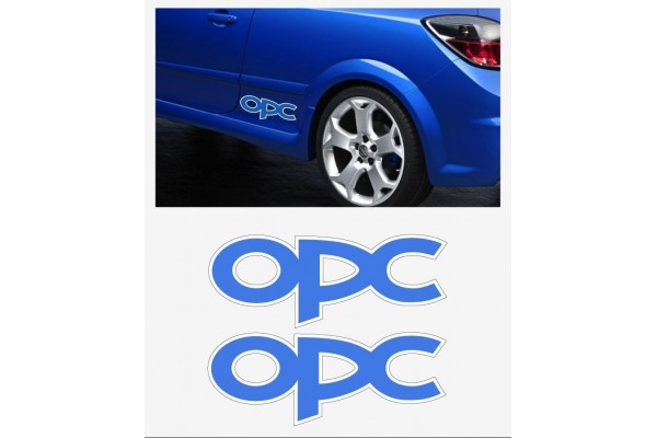 Decal to fit Opel OPC side decal set 2 pcs. 30cm Astra Corsa Vectra Zafira