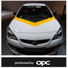 Aufkleber passend für Opel performed by OPC Frontscheiben Sonnenblendstreifen Aufkleber