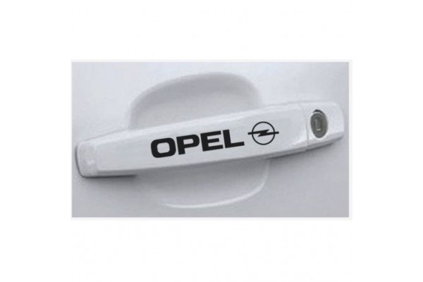 Decal to fit Opel Door handle decal set 4pcs, 100mm