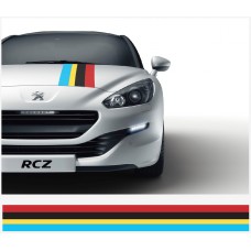 Decal to fit Peugeot Sport Motorsport Rally Stripe decal 30cm x 125cm