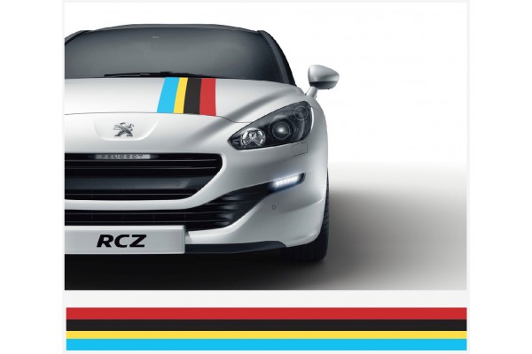 Decal to fit Peugeot Sport Motorsport Rally Stripe decal 30cm x 125cm