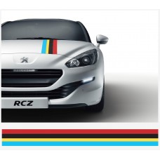 Decal to fit Peugeot Sport Motorsport Rally Stripe decal 20cm x 125cm