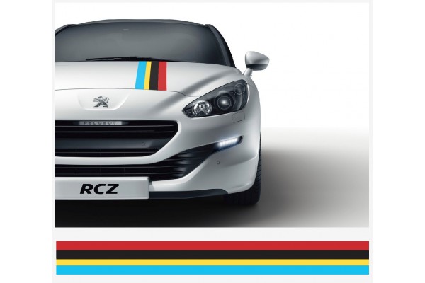 Decal to fit Peugeot Sport Motorsport Rally Stripe decal 20cm x 125cm