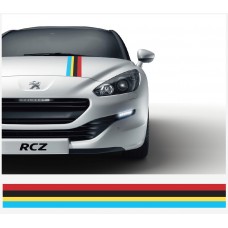 Decal to fit Peugeot Sport Motorsport Rally Stripe decal 15cm x 125cm