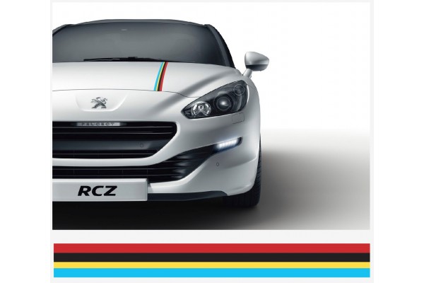 Decal to fit Peugeot Sport Motorsport Rally Stripe decal 5cm x 125cm