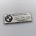 Customizable Car Interior Plaque - BMW Personalized Text Badge