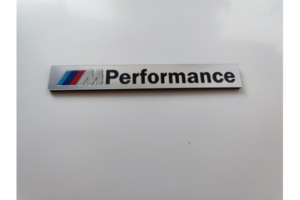BMW M Performance Emblem: Self-Adhesive Car Body Decal