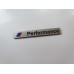 BMW M Performance Emblem: Self-Adhesive Car Body Decal