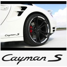 Aufkleber passend für Porsche Cayman S Seitenaufkleber Aufkleber 2Stk, Satz 220mm