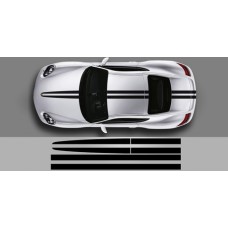 Aufkleber passend für Porsche Split Center Racing Stripe Decal