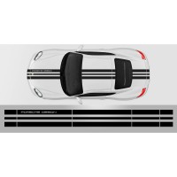 Aufkleber passend für Porsche Cayman Edition 1 Center Stripes