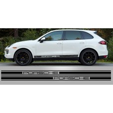 Aufkleber passend für Porsche Cayenne Classic Triple Stripe Vinyl Decal