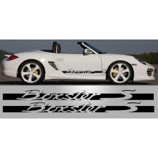 Aufkleber passend für Porsche Boxster S 981 987 Side Stripe Vinyl Decal