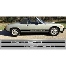 Aufkleber passend für Porsche 914 Classic Triple Stripe Vinyl Decal. 4 Inch