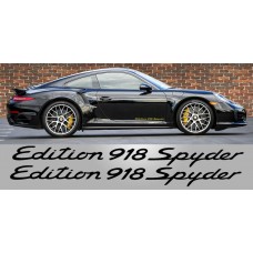 Aufkleber passend für Porsche 911 Turbo S Edition 918 Spyder Decals