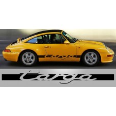 Aufkleber passend für Porsche 911 Targa Script Side Decal Graphic