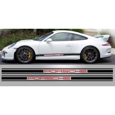 Aufkleber passend für Porsche 911 R Triple Stripe Decal Two Tone