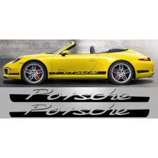 Aufkleber passend für Porsche 911 Porsche Script Side Decal Graphic
