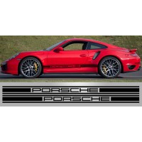 Aufkleber passend für Porsche 911 Classic Triple Stripe Vinyl Decal. 4 Inch