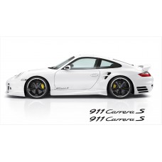 Decal to fit Porsche 911 Carrera S  side decal 350mm 2pcs. Kit