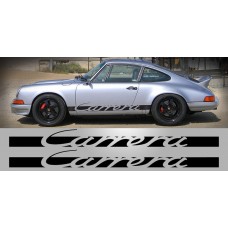 Aufkleber passend für Porsche 911 Carrera New Style Script Side Decal Graphic