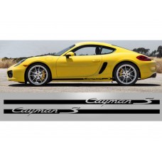 Decal to fit Cayman S 981 987 Side Stripe Vinyl Decal