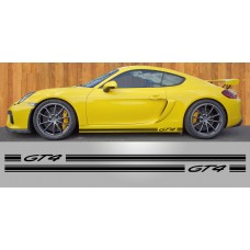 Decal to fit Cayman GT4 Triple Stripe Vinyl Decal