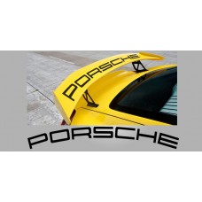 Decal to fit Cayman GT4 Curved Rear wing decal