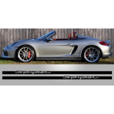 Decal to fit Boxster 981 Spyder Lower Script Decal