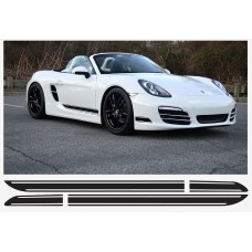 Aufkleber passend für Porsche Boxster / Cayman  Side Stripe Vinyl Decal