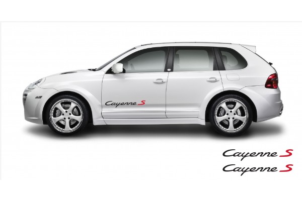 Decal to fit Porsche Cayenne S Decal Set 2Pcs, 700mm