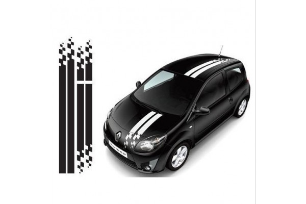 Decal to fit Renault sport racing side decal set Twingo Clio Gordini Megane