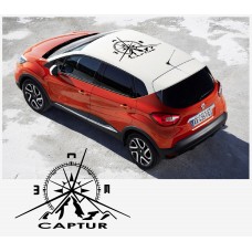 Decal to fit Renault Sport Capture roof decal