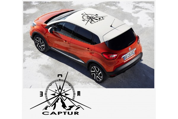 Decal to fit Renault Sport Capture roof decal