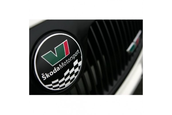 Aufkleber passend für Skoda Powered by Skoda Motorsport RS Seitenaufkleber Aufkleber 1550mm 2 Stk. Satz