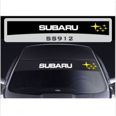 Subaru windscreen sun stripe decal