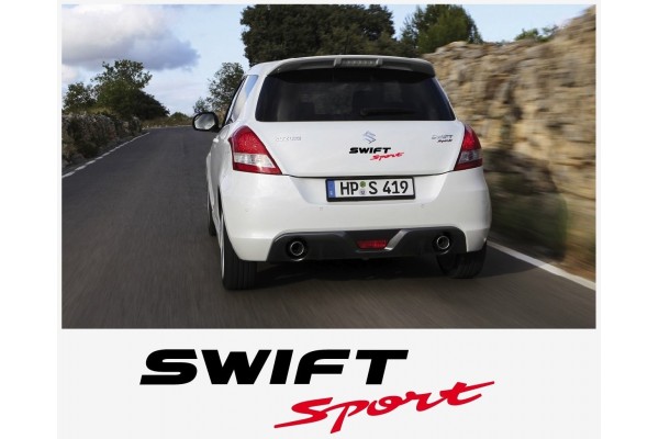 Aufkleber passend für Suzuki Swift Sport Heckaufkleber Aufkleber Satz 30cm