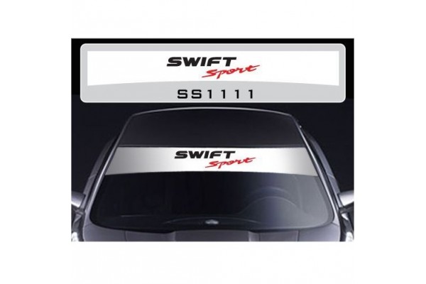 Decal to fit Suzuki Swift Sport windscreen sun stripe decal