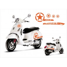 Decal to fit Vespa GT GTS Super STAR 300S side decal Super